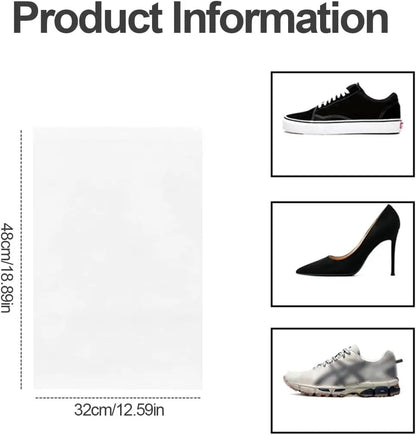 5/20Pcs Non-Woven Shoe Bag Drawstring Storage Bag Small White Shoes Dustproof and Yellow Proof Air Drying Bag Travel Shoe Cover